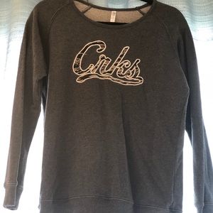 Women’s Crooks and castles gray crew neck, size M